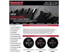 Tablet Screenshot of concorddiamondtools.com
